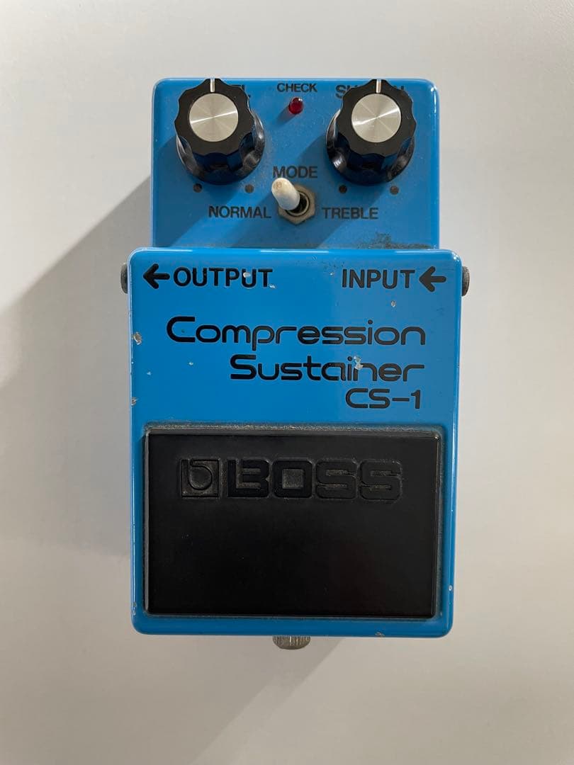 BOSS CS-1 compression sustainer 日本製　銀ネジ