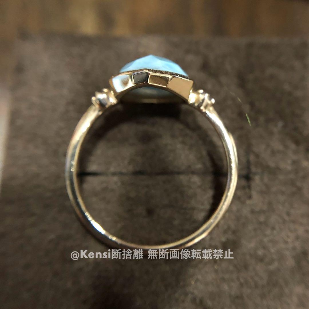 【3連休限定値下げ】agete アガット K10 ラリマー リング 11号