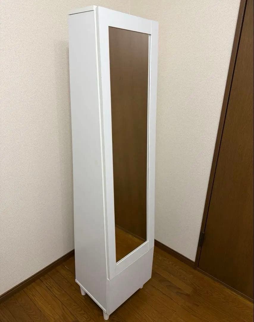 明日まで‼️設置まで⭕️組み立て不要‼️【最安値】全身鏡 ドレッサー 収納力◎化粧台