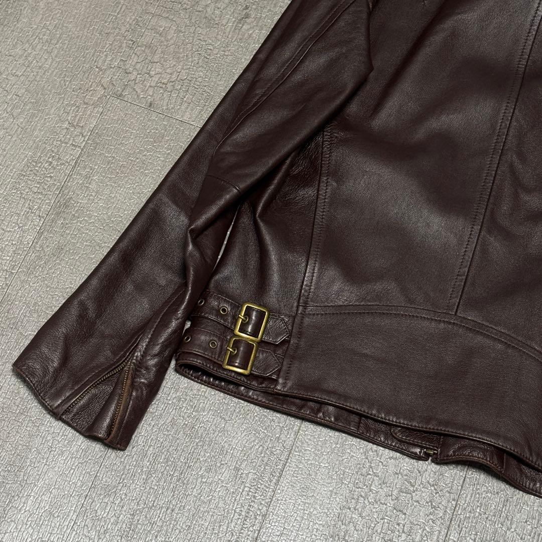 80s 90s vintage レザー スイングトップ 羊革 上質 アーカイブ