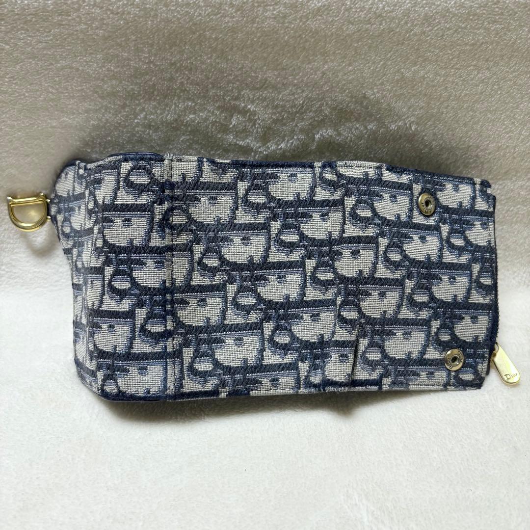 Christian Dior 三つ折り財布 サドル ロータスウォレットトロッター
