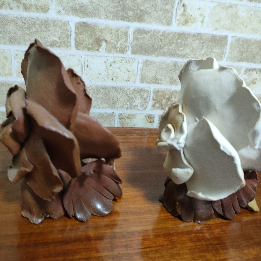 作家物 陶人形 森の精 リーベ 竹内祥子 花の妖精 薔薇 森の妖精 2体セット