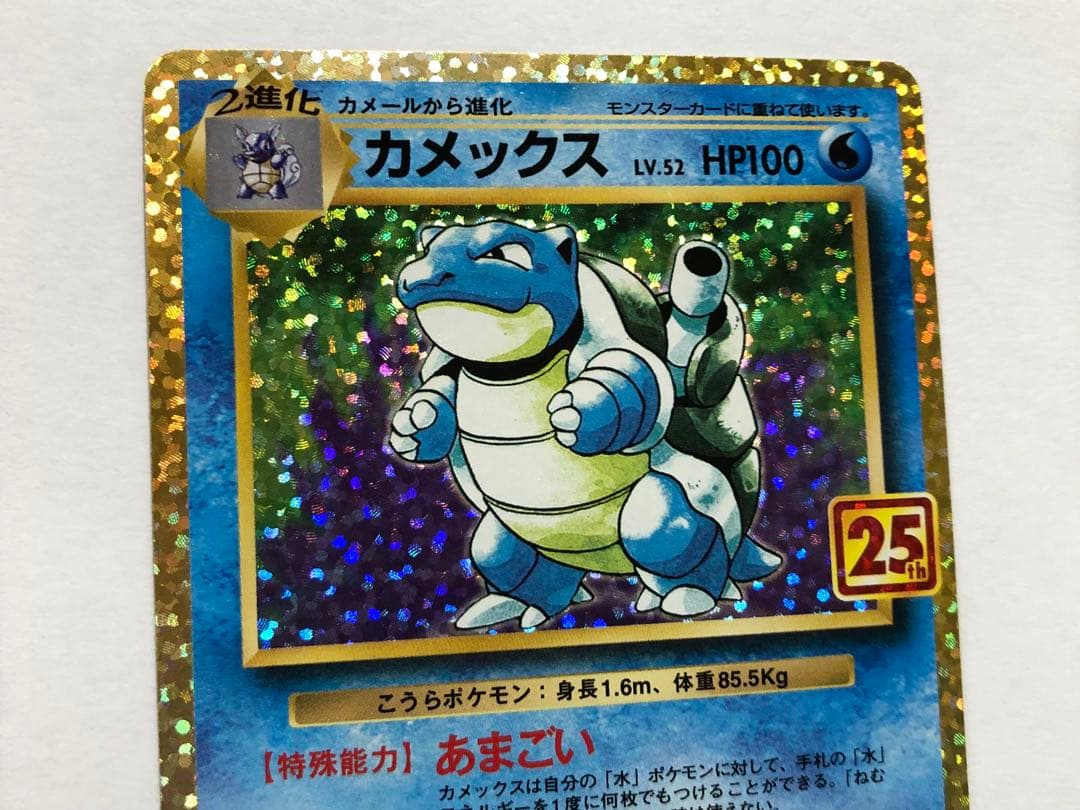 リザードン カメックス フシギバナ 25th ANNIVERSARY プロモ