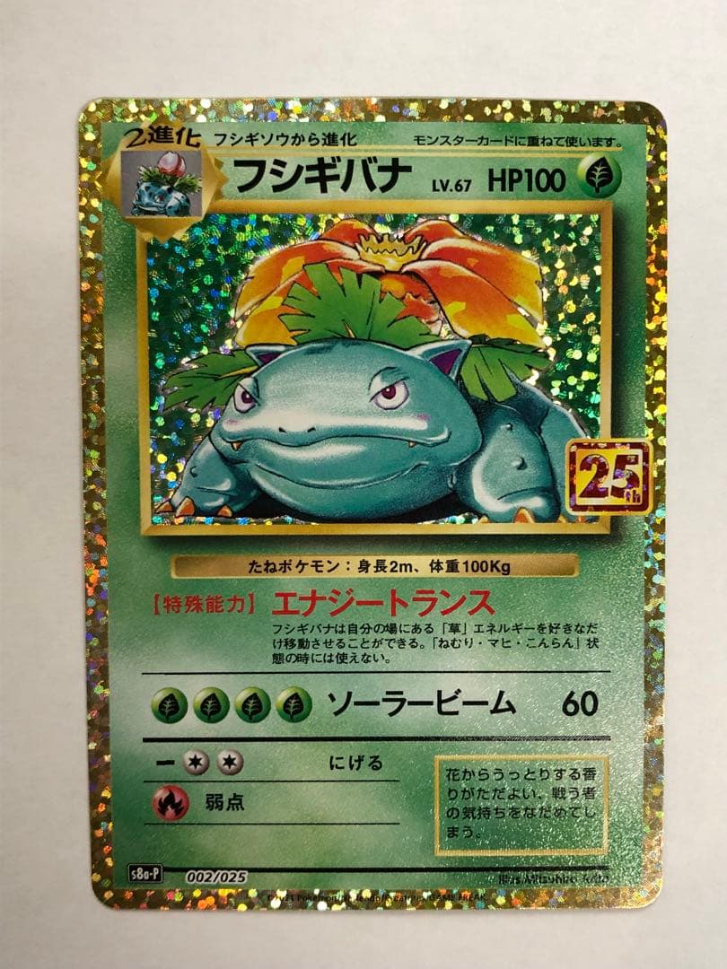 リザードン カメックス フシギバナ 25th ANNIVERSARY プロモ