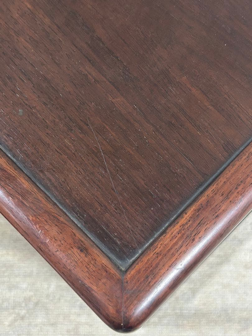 紅木　花台　唐木　茶道具　送料込み0910