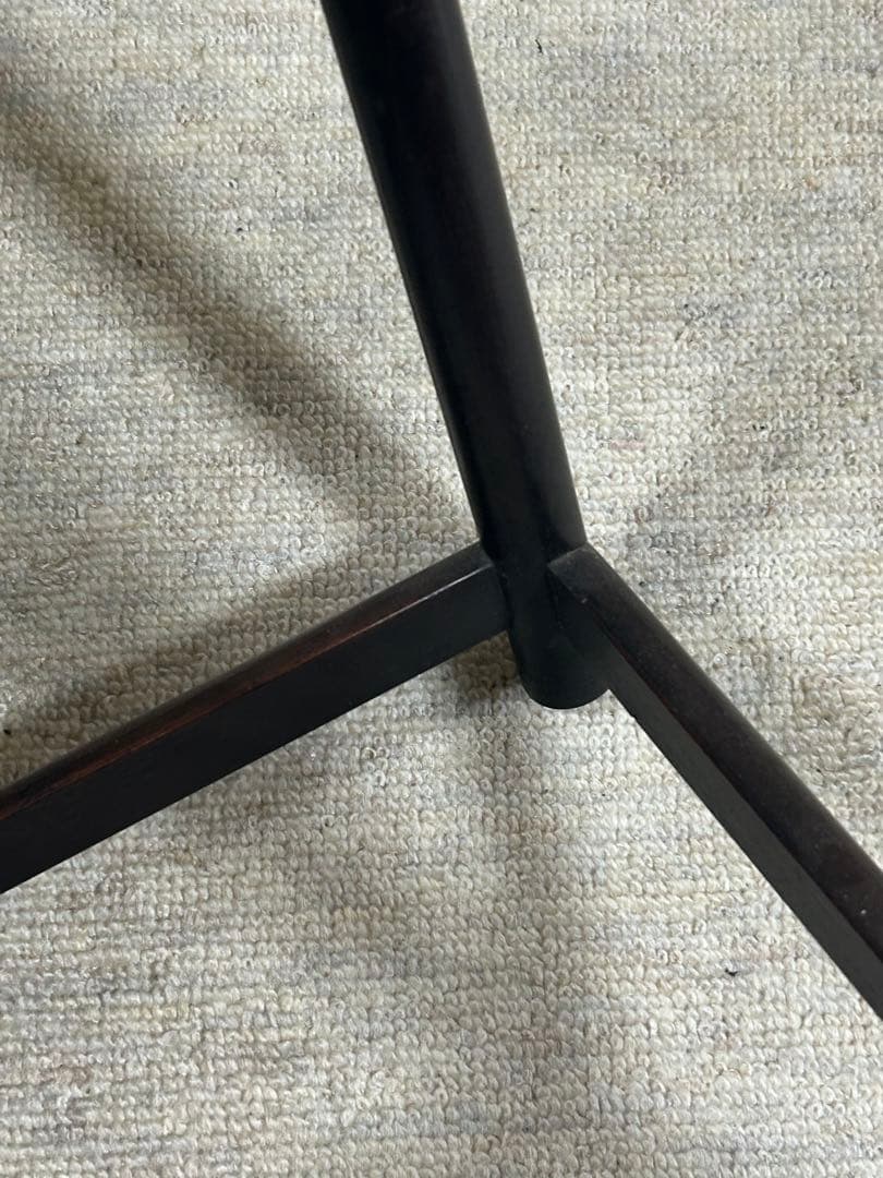 紅木　花台　唐木　茶道具　送料込み0910