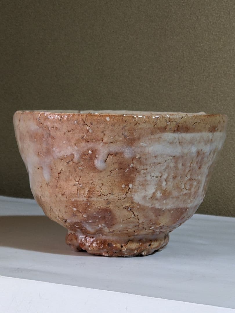 ♦萩焼 渋谷泥詩造 休雪白 割高台 抹茶盌 コレクション 骨董品 アンティーク