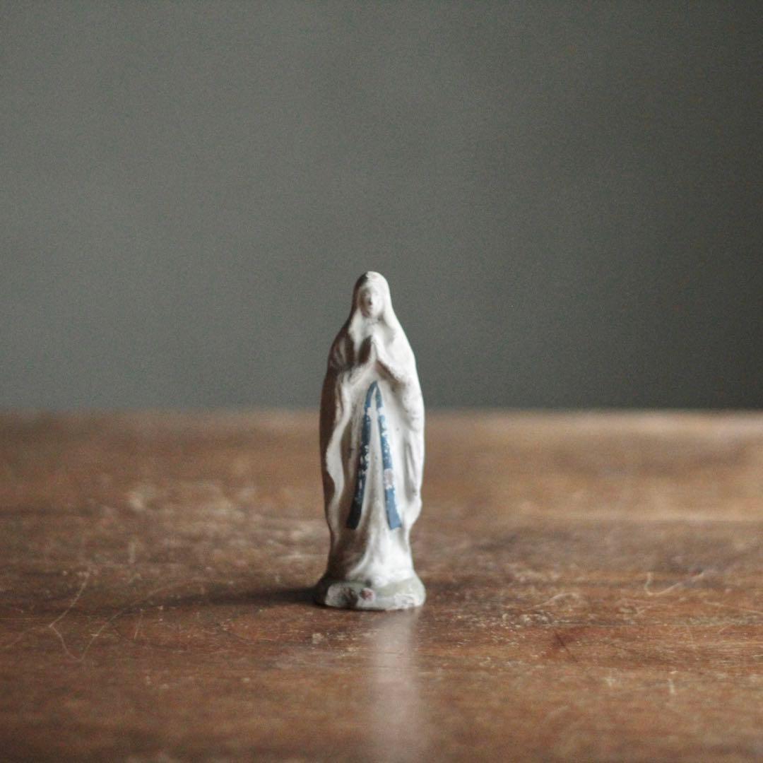 土人形 マリア像 オブジェ 古道具 アンティーク