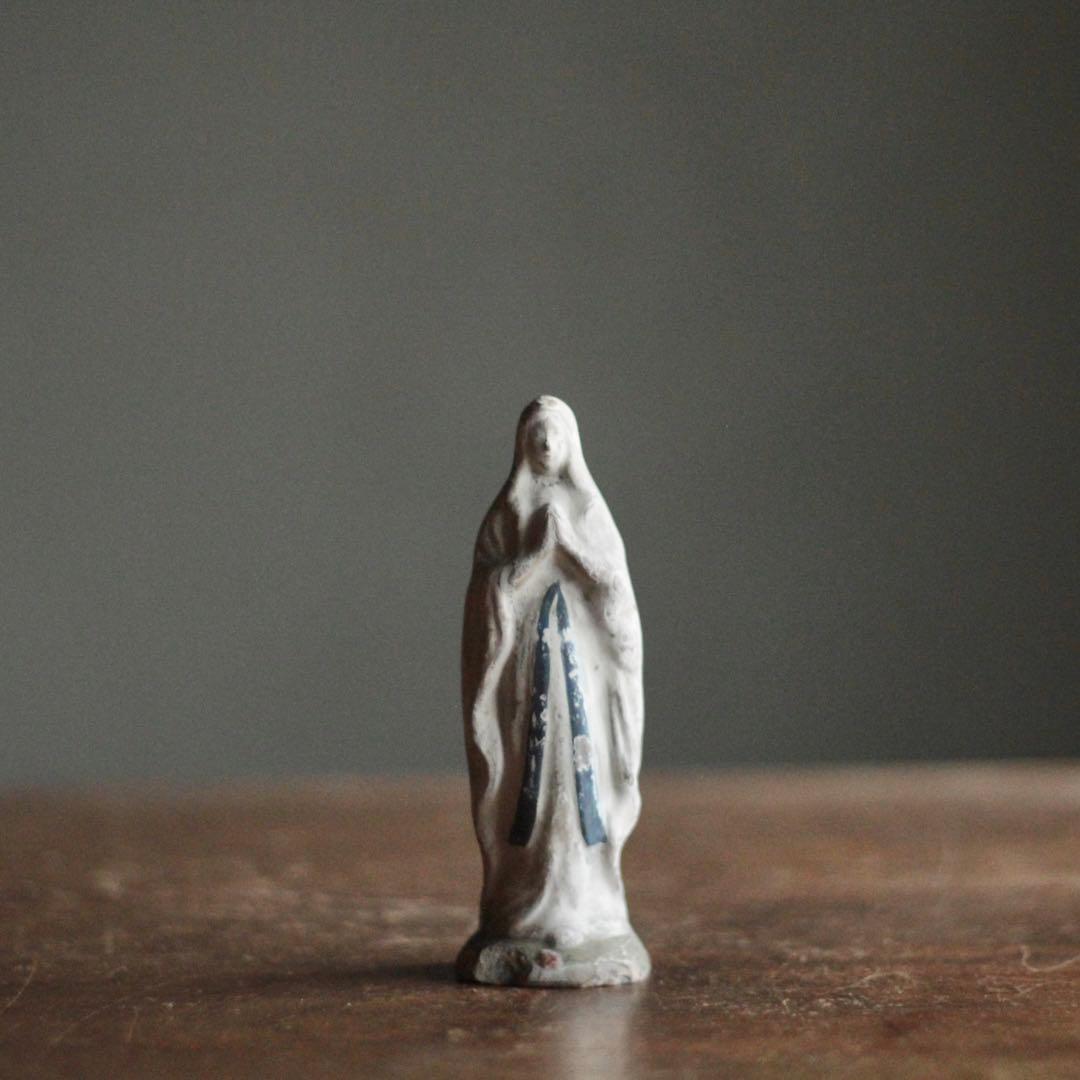 土人形 マリア像 オブジェ 古道具 アンティーク