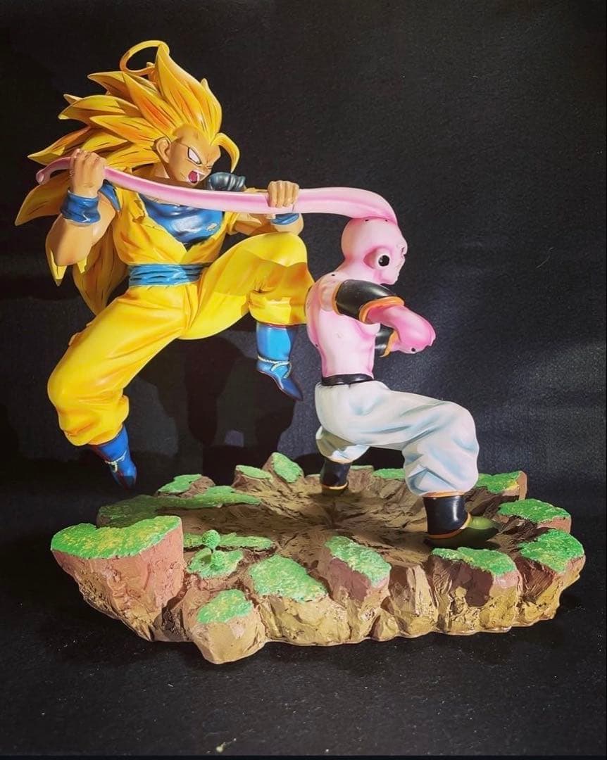 ドラゴンボール　ガレージキット　悟空3VSブウ