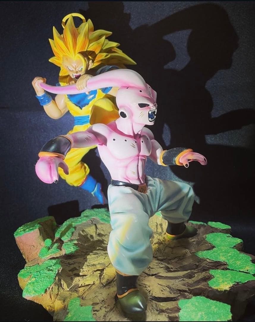 ドラゴンボール　ガレージキット　悟空3VSブウ