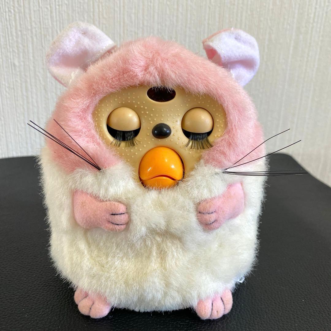 レア希少⭐️トンクリtonkuriファービーピンク白papara Furby昭和
