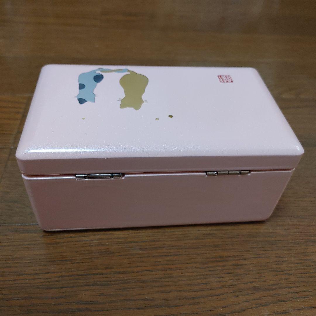 【新品】オルゴール 30弁 会津塗り小物入れ 猫 ネコ