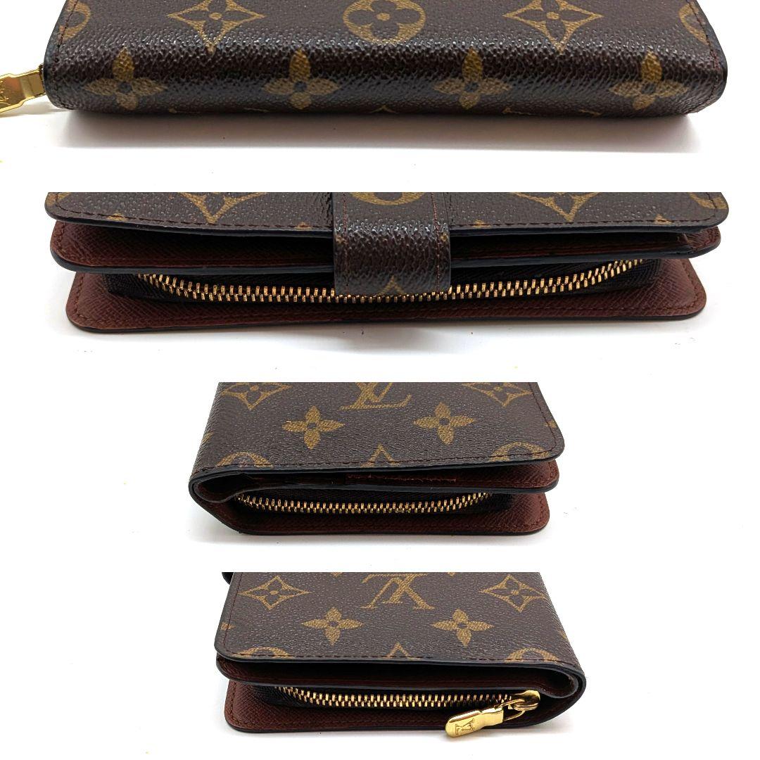 ジャンク品 ルイヴィトン モノグラム パピエジップ 折り財布 パスケース B37