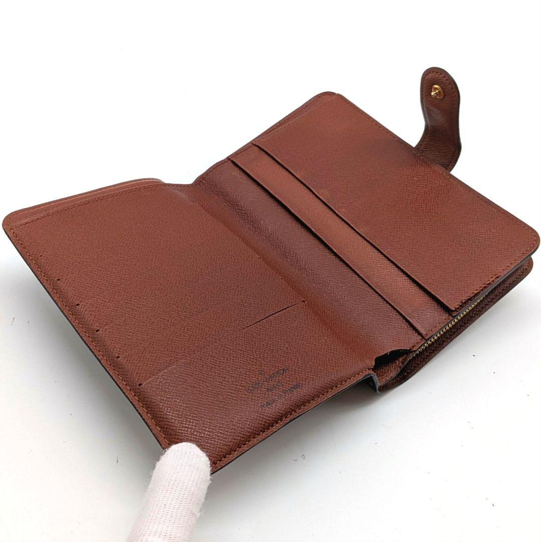 ジャンク品 ルイヴィトン モノグラム パピエジップ 折り財布 パスケース B37