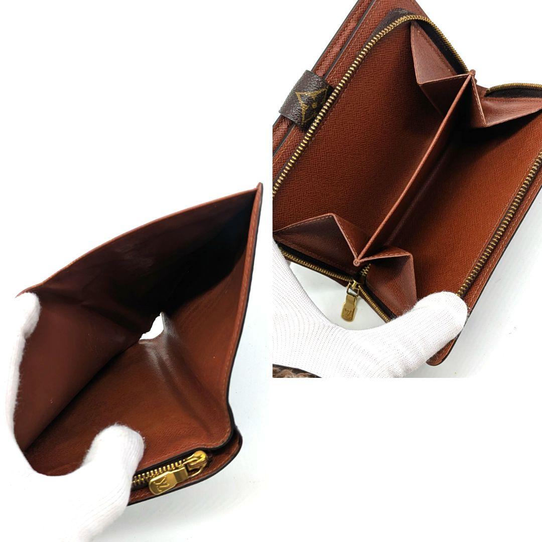 ジャンク品 ルイヴィトン モノグラム パピエジップ 折り財布 パスケース B37