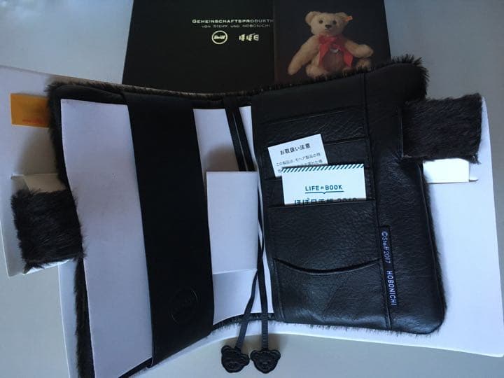 ★廃盤★新品未使用★ほぼ日手帳★シュタイフ★Steiff★手帳カバー★ブラック