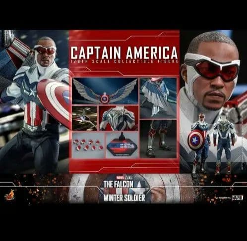 週末限定特価 ホットトイズ キャプテンアメリカ ファルコン＆ウィンターソルジャー