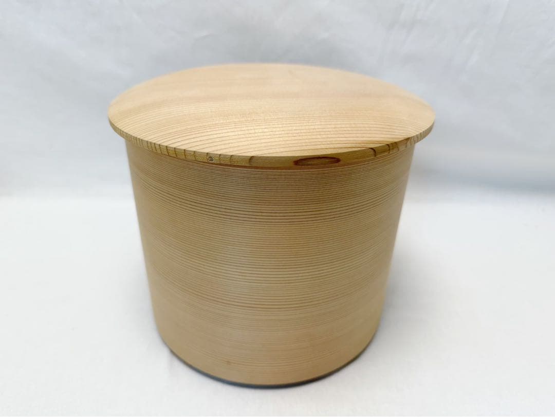 未使用 茶道具 杉木地 曲水指 綴目 煎茶道具 水差し 紙箱