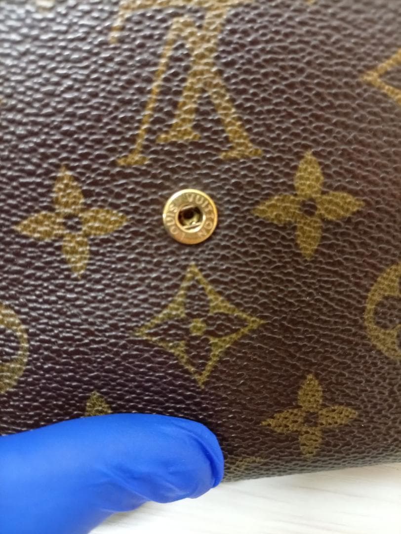 L0105-17　Louis Vuitton モノグラム 三つ折り財布