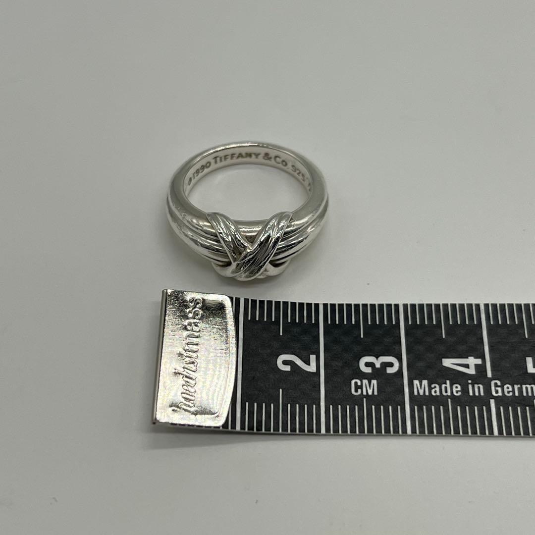 ティファニー TIFFANY シグネチャークロス リング 11号 SV925