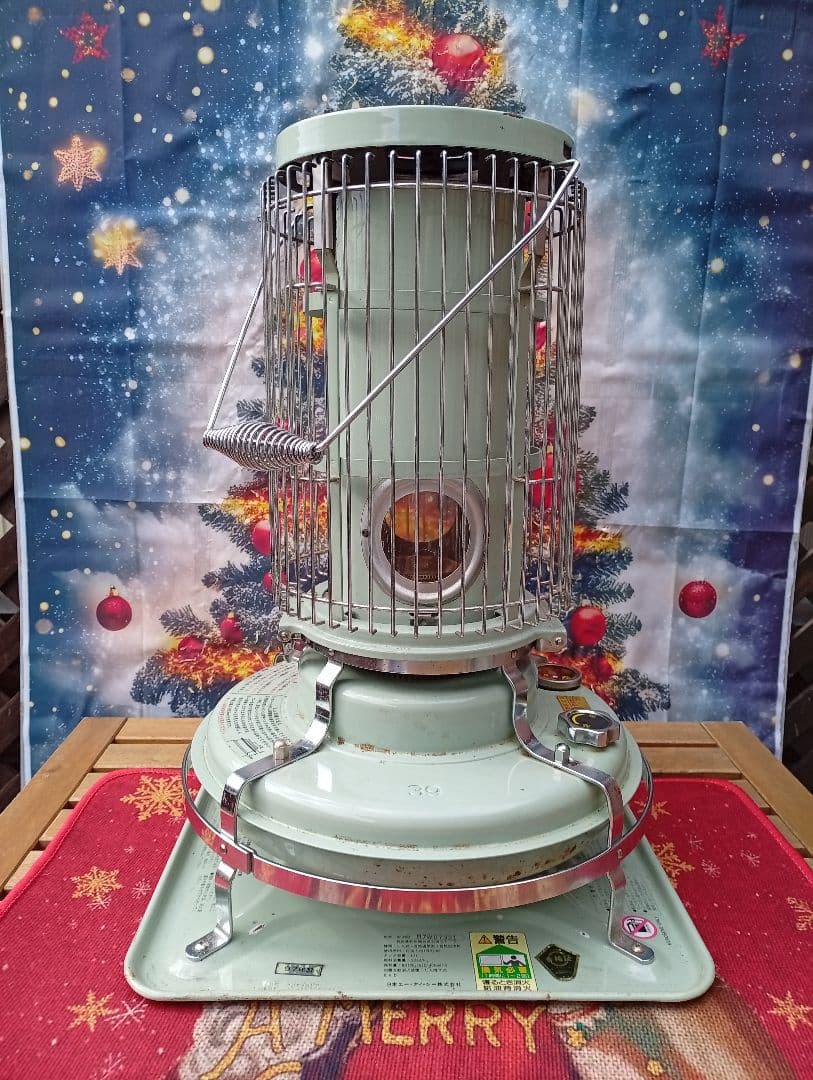 アラジン ストーブ メンテナンス済み。純正品芯交換済。取説付き。グリーン