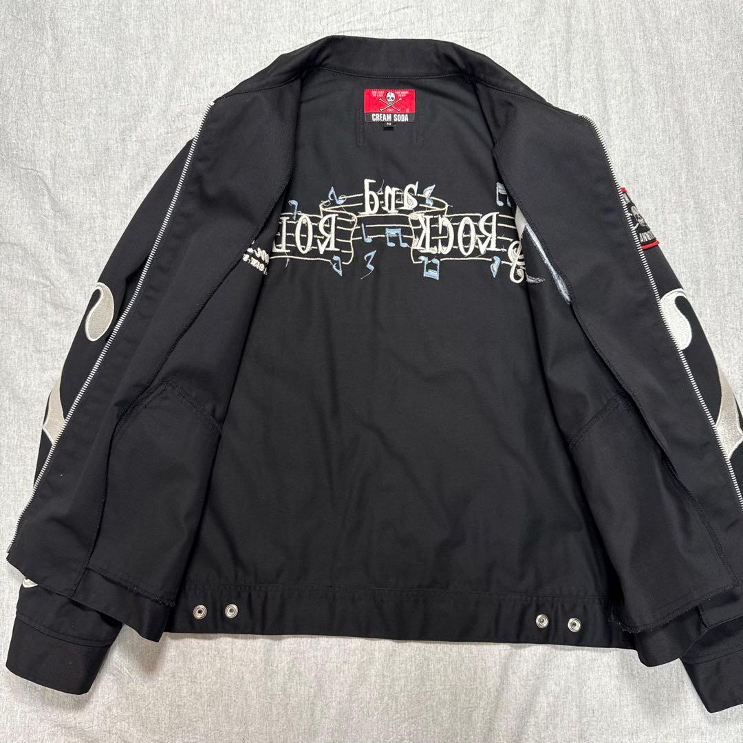Ｊohnny 様CREAM SODA 35周年 スイングトップ M 刺繍 スカル