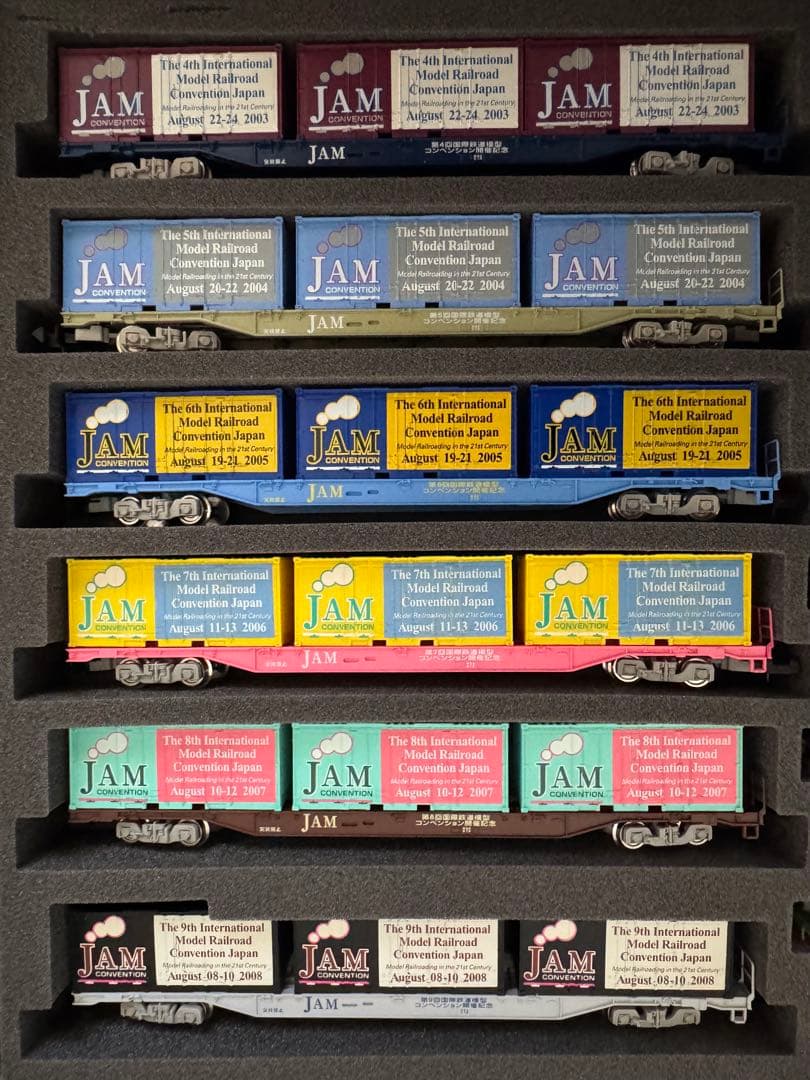JAM 国際鉄道模型コンベンション コンテナ貨車 12両セット