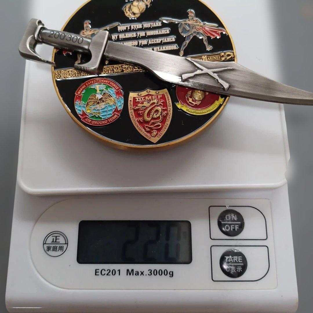 ✨送料無料　米軍USMC 海兵隊　チャレンジ？メダル