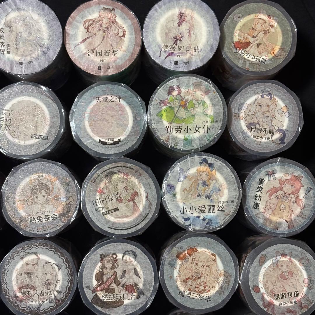 セット♡海外 マスキングテープ 人物 新品 女の子 pet 人物マステ 大量