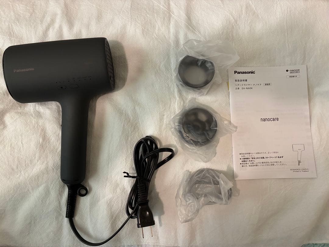 パナソニック nanocare チャコールブラック　ドライヤー2025年発売
