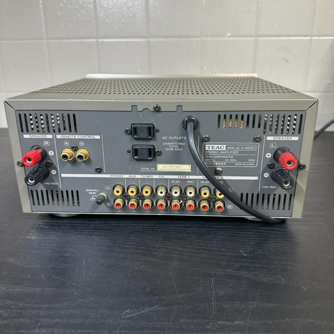 TEAC A-H500 プリメインアンプ テアック ゴールド