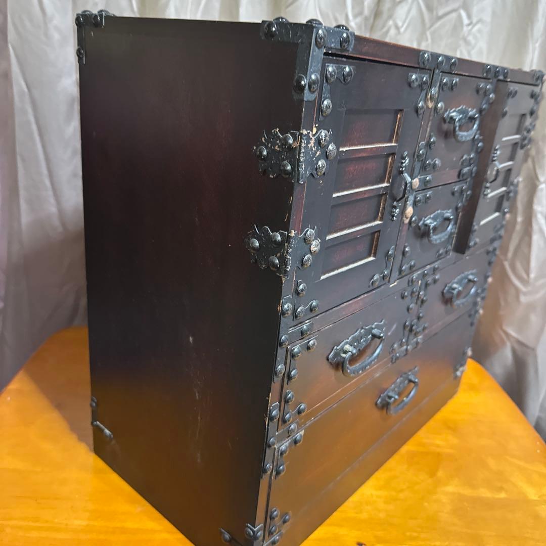 からくり民芸箪笥　送料込