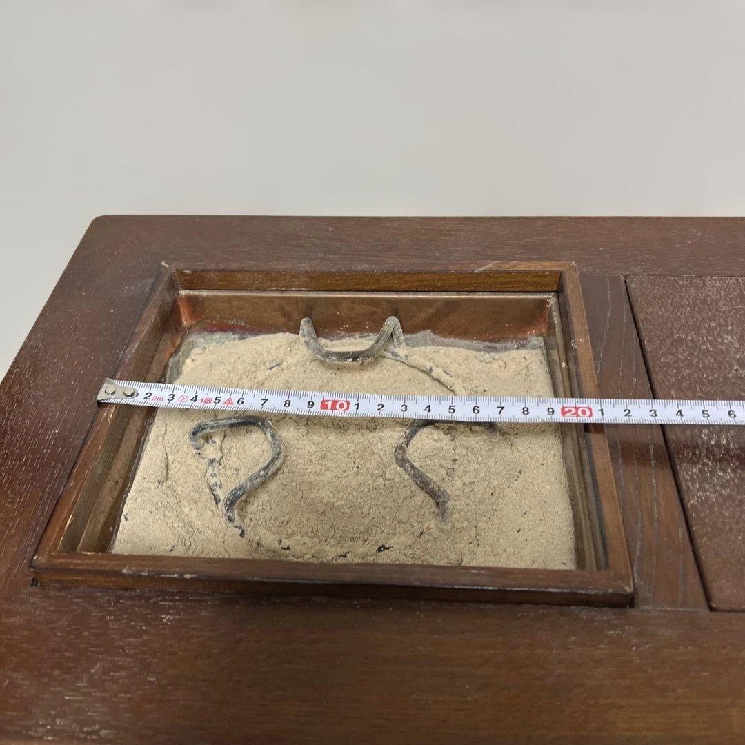 木製火鉢 引き出し付き