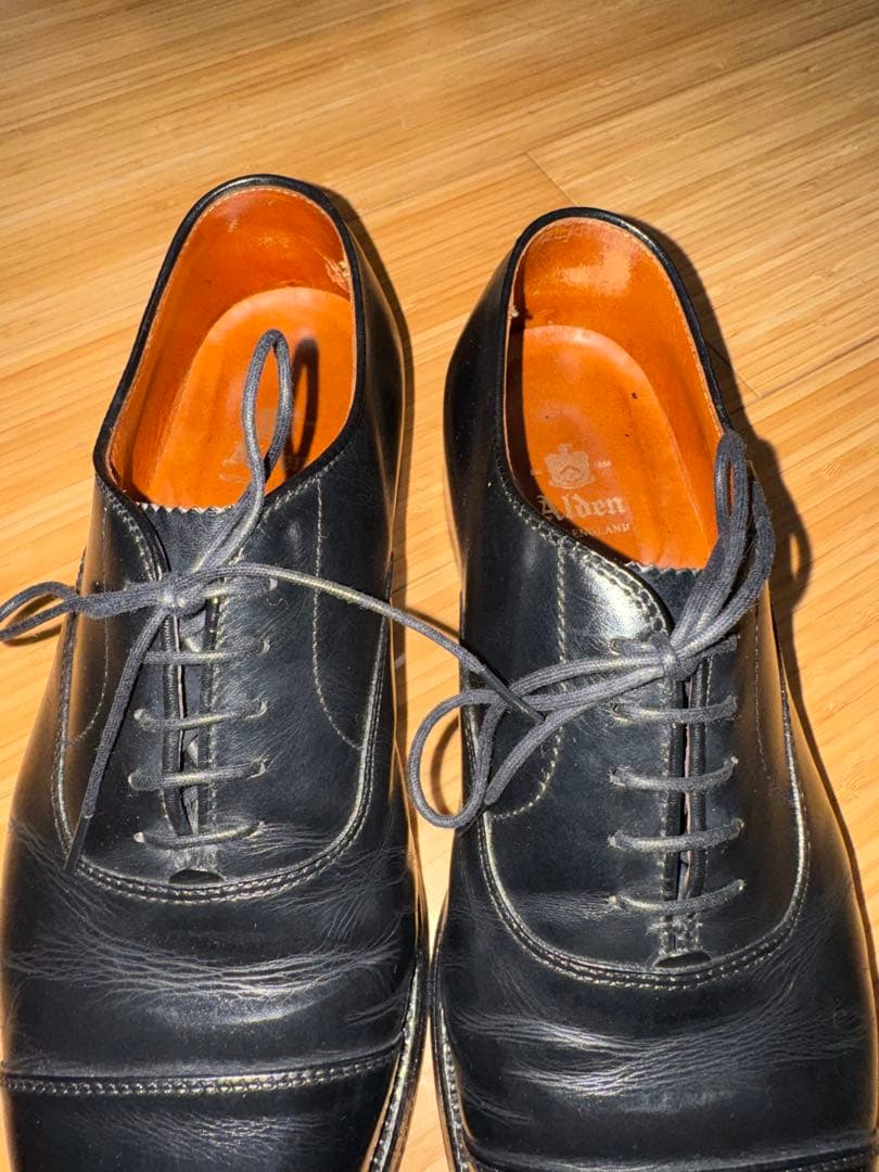 Alden 907 8E Cap toe シューツリー付