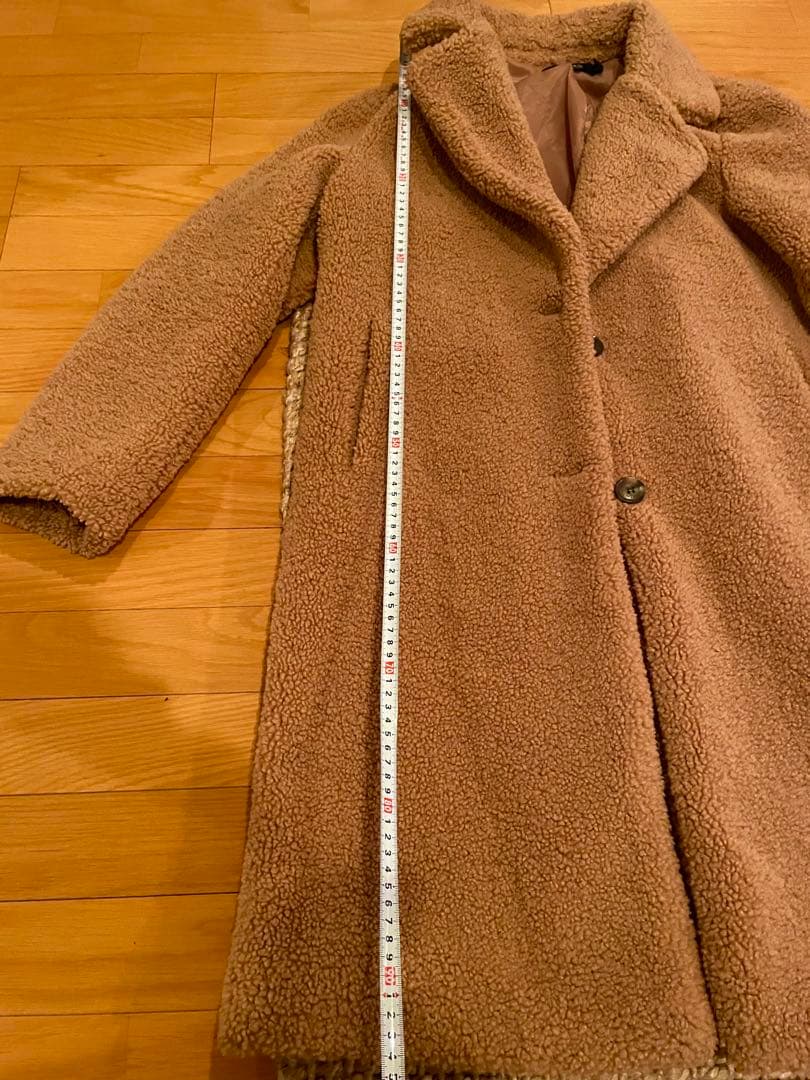 ラルフローレン　キャメル-テディベア色　ボアコート Mサイズ