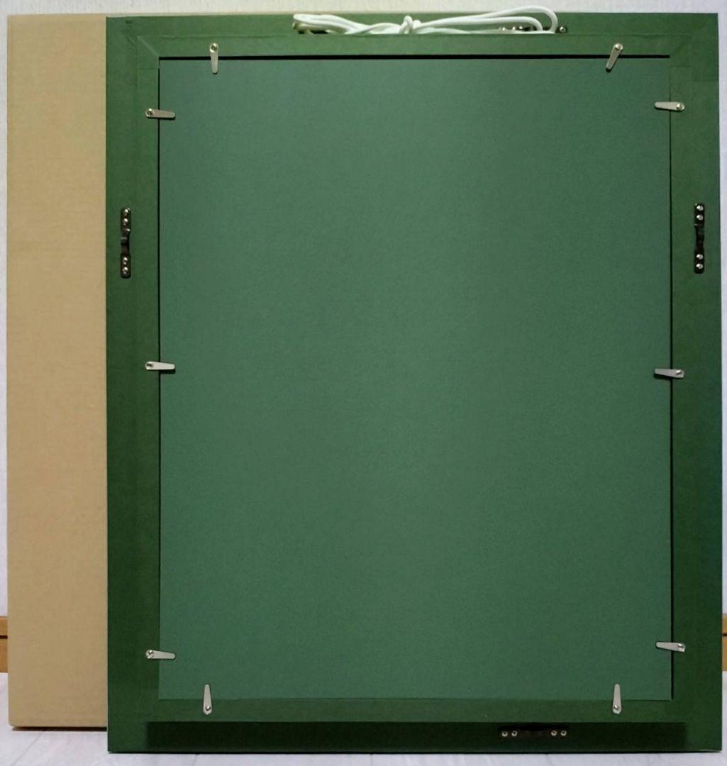 【F6号】藤田嗣治【猫を抱く少女】手描き/サイン・鑑定書有り/鉛筆/ペン/水彩