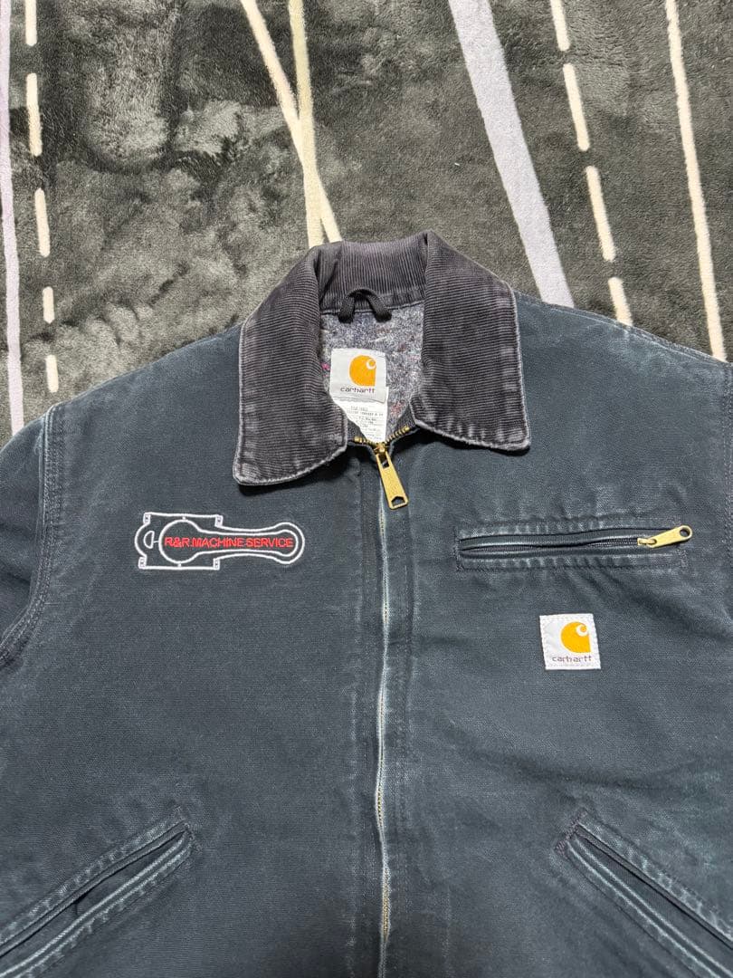 ‼️フェード カーハート デトロイトジャケット J01 BLK レアサイズ