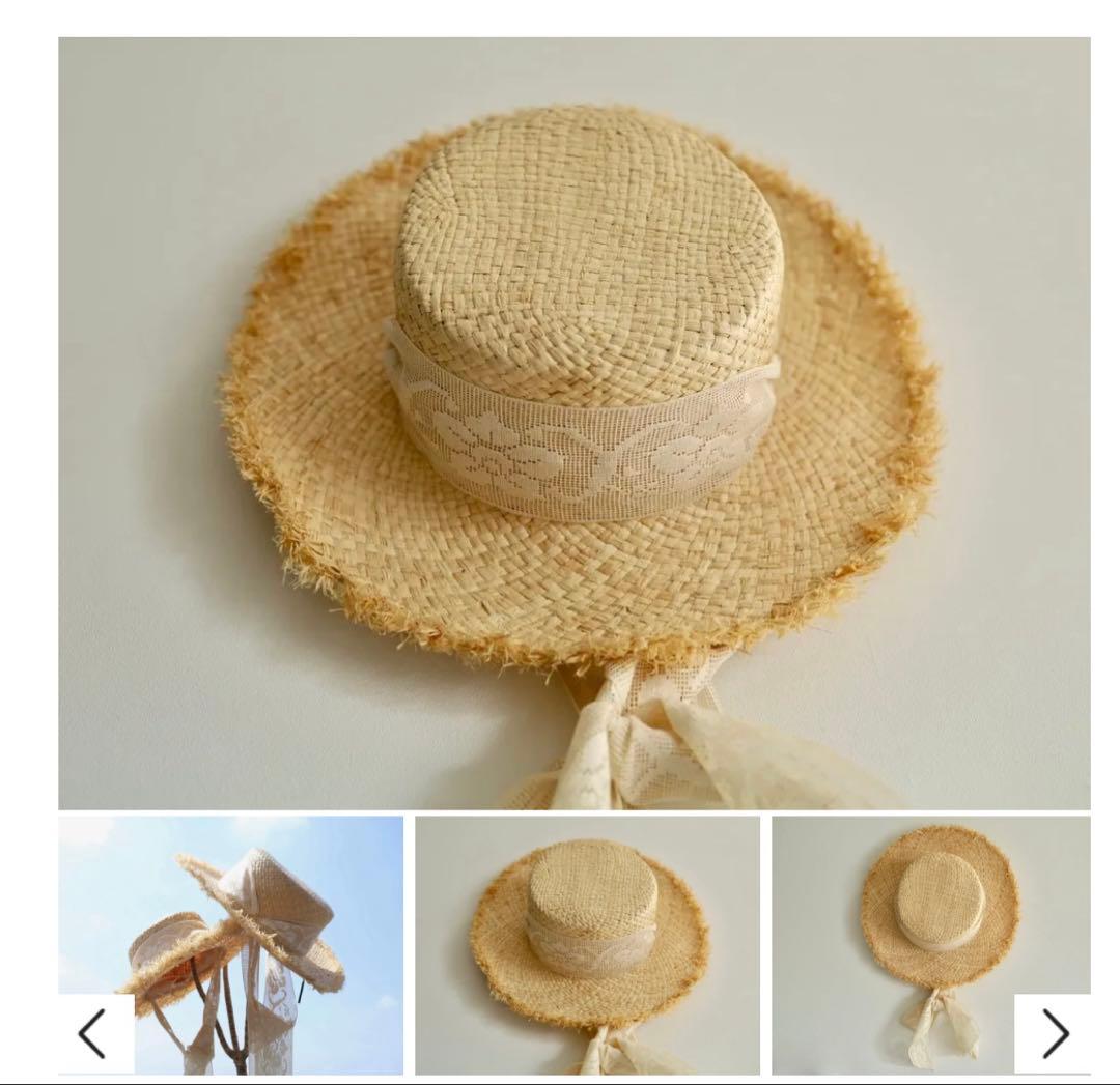 【ほぼ未使用】SÜB suess Straw Hat 親子セット