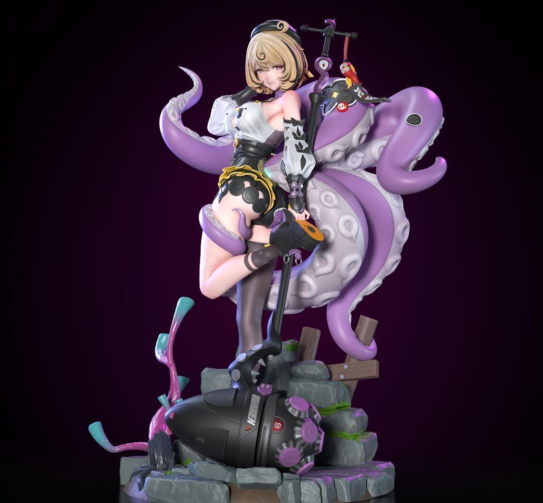 1/7　27ｃｍ　未塗装 未組立　イドリー・マーフィー　ZZZ　ゼンゼロ　怪啖屋