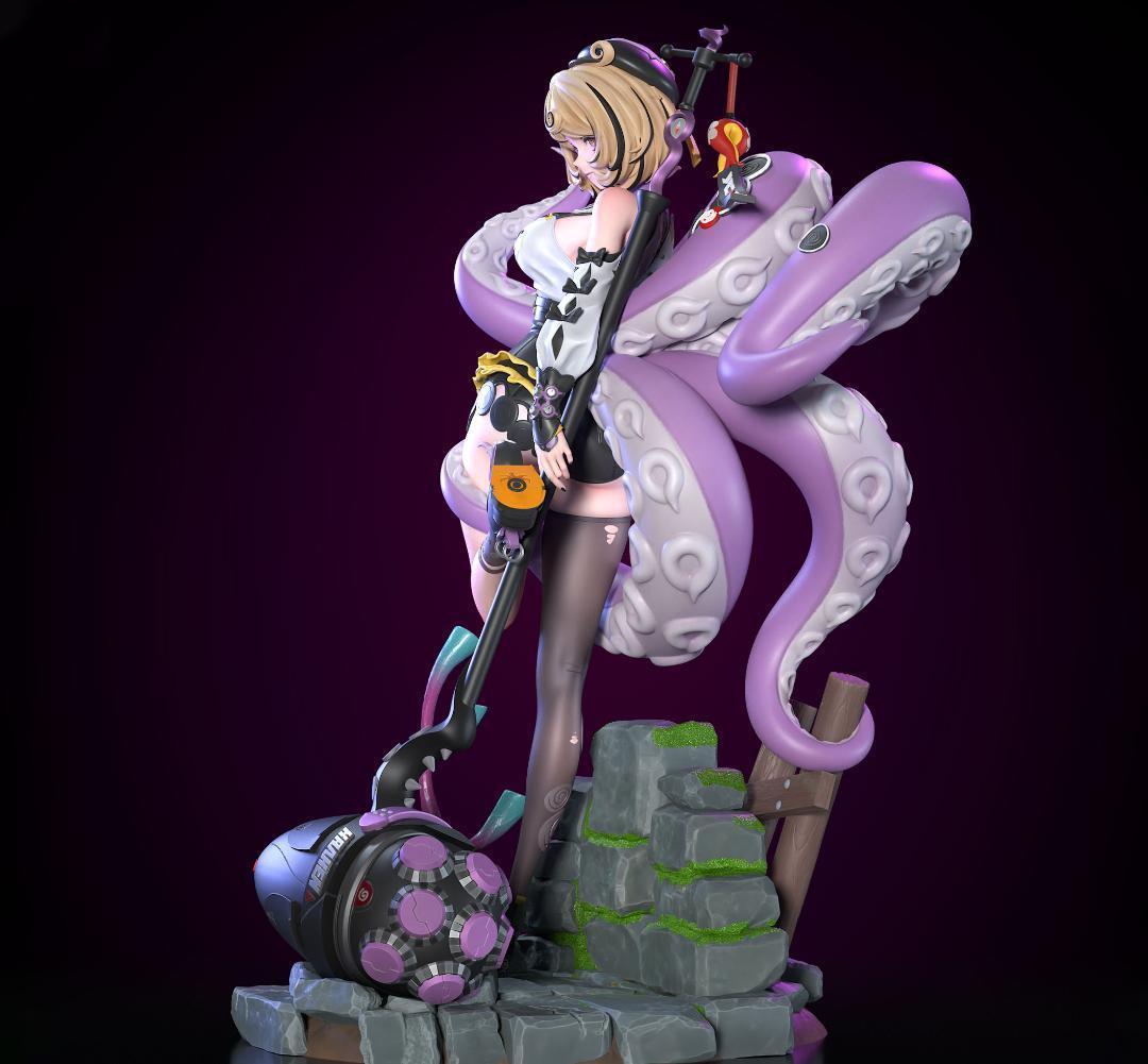 1/7　27ｃｍ　未塗装 未組立　イドリー・マーフィー　ZZZ　ゼンゼロ　怪啖屋