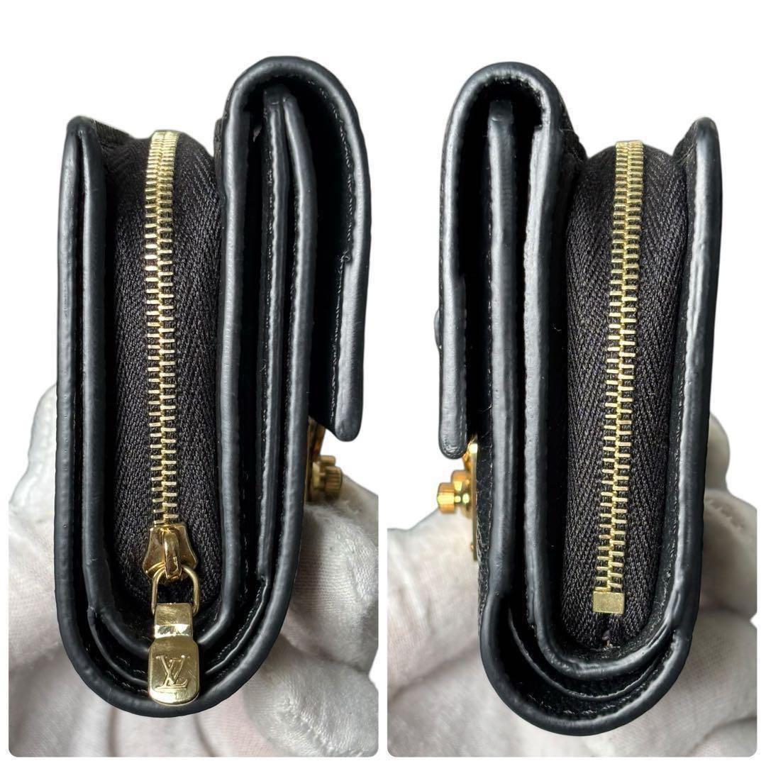 ルイヴィトン　ポルトフォイユメティスコンパクト　ノワール　M80880