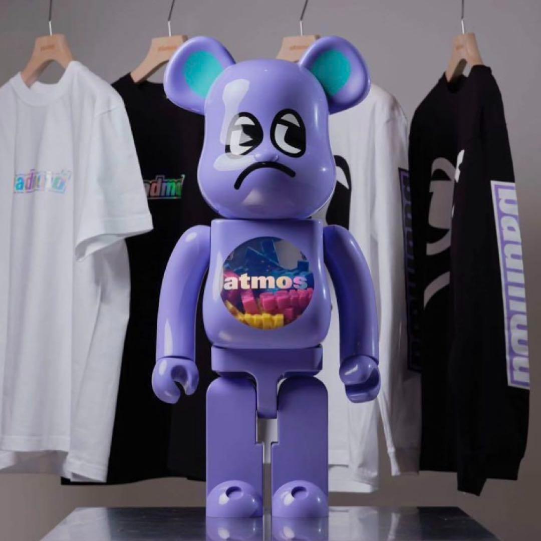 【新品】メディコムトイ ベアブリック atmos × BADMOOD 1000％