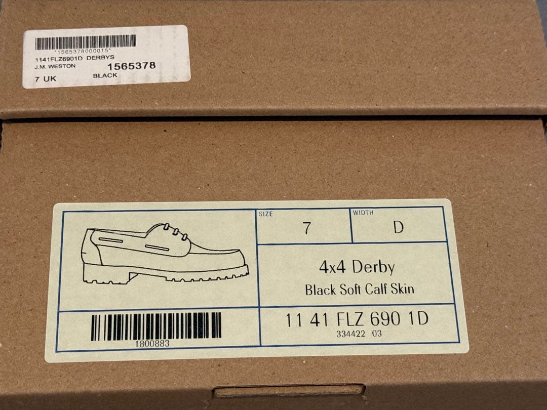 【お値引き最終日】J.M. WESTON Yachting derby #690