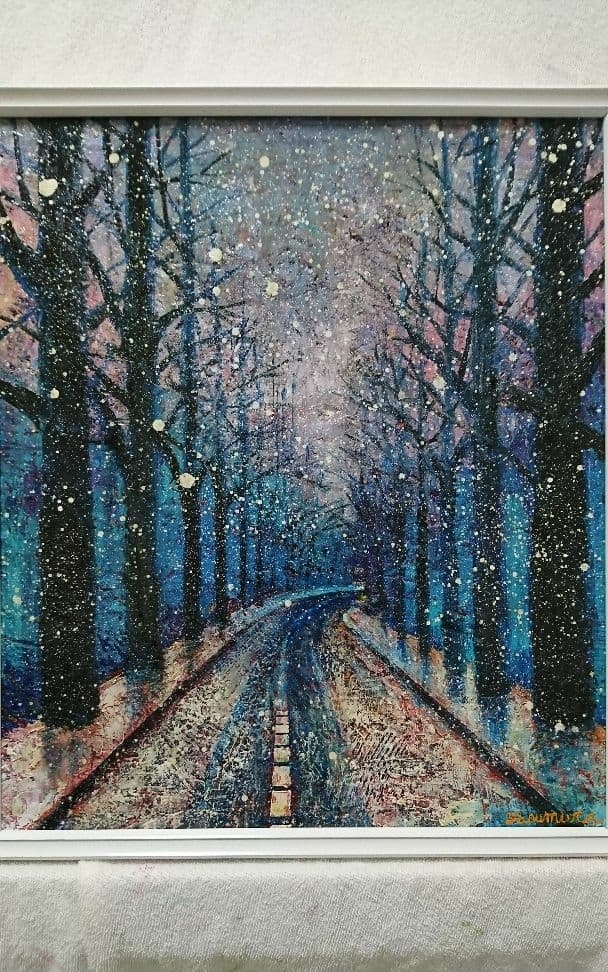 油絵 絵画 孟冬