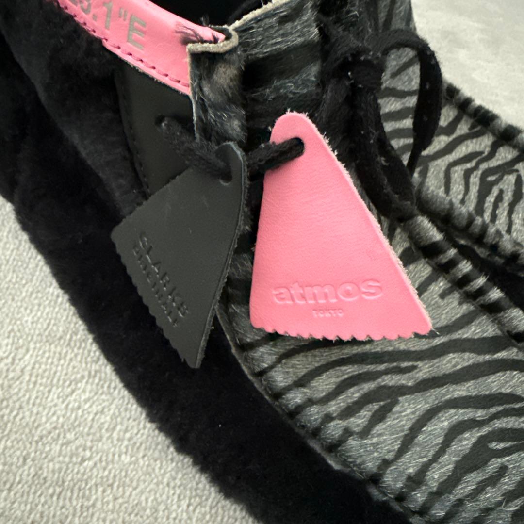 Clarks×atmos クラークス　アトモス　ワラビーブーツ　ムートン　ハラコ