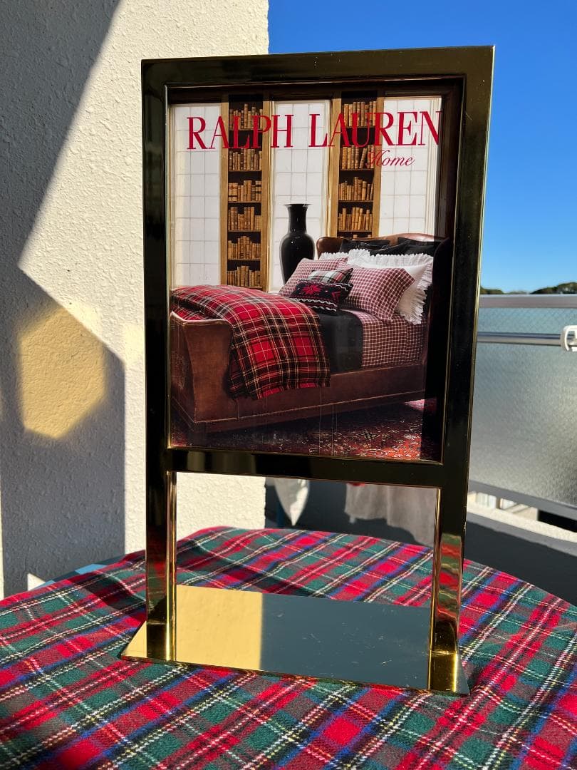 新品未使用 RALPH LAUREN  店内展示看板 高55横32幅15