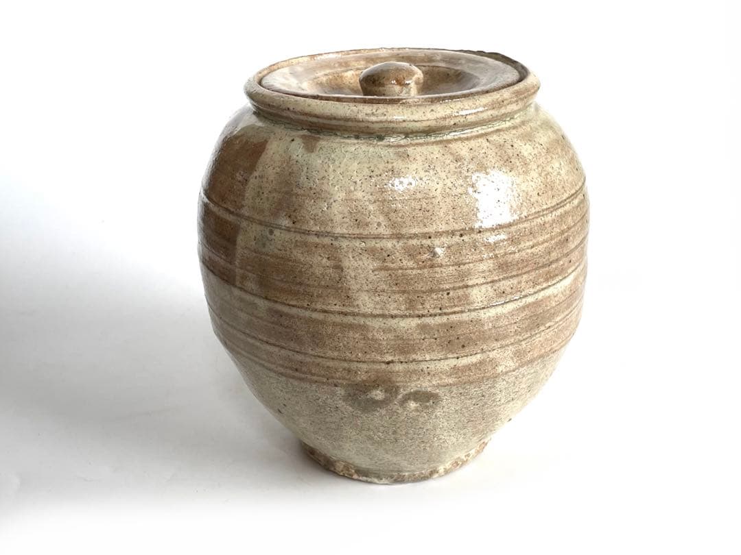 陶芸家　桃源窯　吉田喜彦　粉引　水指　茶道具　壺　師　荒川豊蔵