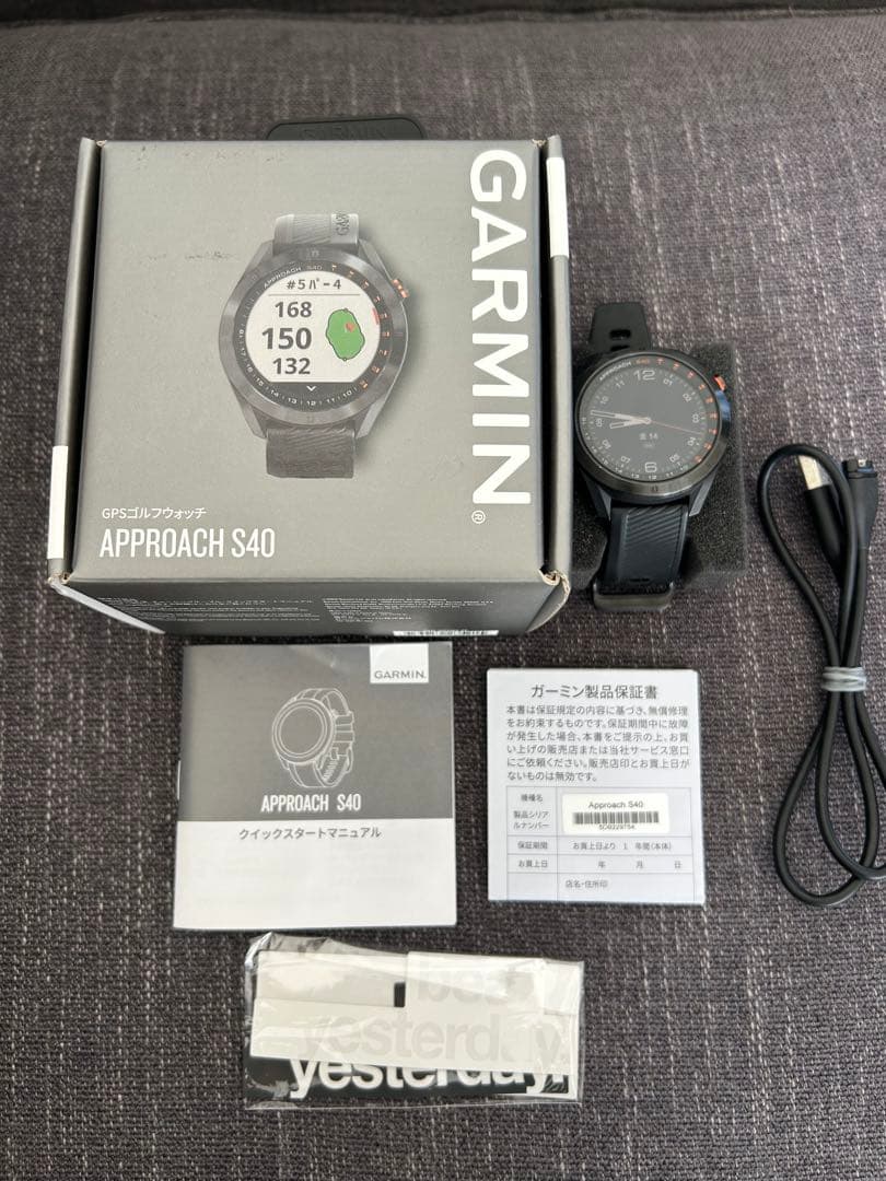 ☆送料無料☆GARMIN(ガーミン)APPROACH S40ゴルフウォッチ☆