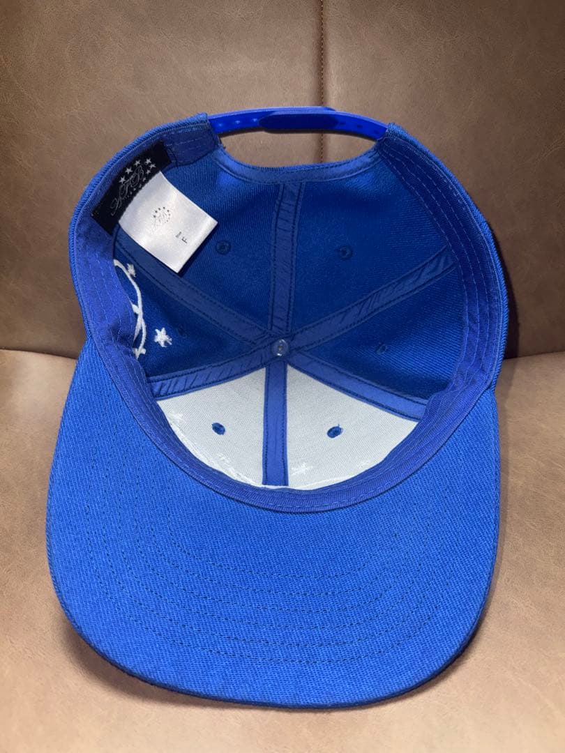 afb キャップ 青 円堂守着用